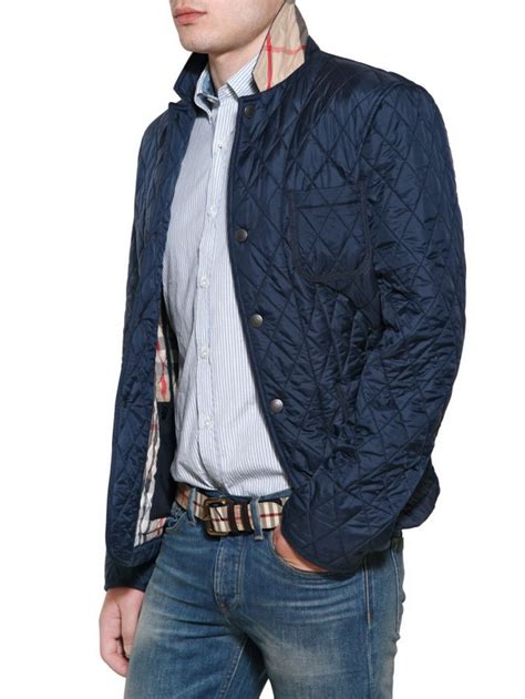 giubbotto blu burberry brit jacket men 3014q|Burberry Blazers for Men .